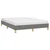 Greatstore Posteljni okvir temno siva 140x200 cm blago