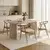 HANAH HOME Rasklopivi trpezarijski sto Sorell Travertine