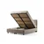 Hanah Home Ram za krevet Safir, 160x110x200 cm, Braon