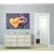 Slika leseno srce z napisom Love - 40x30