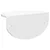 Polica na zidu 2 pcs Bijelo 38 x 19 x 19 cm Konstruirano drvo