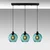 Opviq Luster Benek-20-14342, 70x20x120, IP20, Crno-plavi