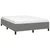 Vidaxl Posteljni okvir brez vzmetnice temno siv 140x190 cm blago