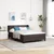 vidaXL vidaXL Box Spring postelja z vzmetnico Temno rjava 140x200 cm Tkanina, (22051199)