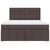 Vidaxl Box spring postelja z vzmetnico temno rjava 180x200 cm blago