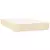 Vidaxl Box spring postelja z vzmetnico LED krem 80x200 cm blago
