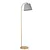 Opviq Podna lampa Azra, 154 cm, E27, Siva