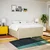 Vidaxl Box spring postelja z vzmetnico krem 200x200 cm blago