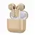 TELEMPIRE Bluetooth slušalice Airpods Inpods 900 HQ metalik zlatne