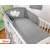 Bobono 3-delni komplet posteljnine 120x90 - antracitna srca