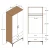Hanah home Ormar Kumsal T 80x47,5x201,4cm Beli