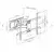 Gembird WM-80ST-02 44302 TV nosač, Tilt 37-80 VESA max.60x40cm