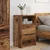Noćni ormarići s ladicama 2 pcs Staro drvo 40 x 30 x 467 cm