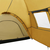 Šator za kampiranje 650 x 240 x 190 cm za 8 osoba žuti