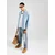 LEVIS  Srajca Barstow Western Standard Fit Shirt svetlo modra