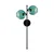 Opviq Zidna lampa Benek-15-14412, 35x25x72cm, IP20, Crna