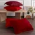 Tonne Rosse - Set jastučića 90 Tamno Crveni Oxford (2 komada)