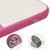 Strunjača na napuhavanje s crpkom 200 x 200 x 15 cm PVC roza
