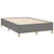 vidaXL Box spring postelja z vzmetnico temno siva 120x190 cm blago