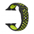 Apple Watch Sport Silicone Strap black green M/L 42/44/45mm