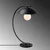 Opviq Stona lampa E27 Socket, Crna