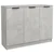 Komoda siva boja betona 90,5x30x70 cm od konstruiranog drva