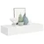 Zidna polica s ladicom bijela 60 x 23,5 x 10 cm MDF