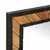Vidaxl Toaletna mizica Rjava 100 x 40 x 120 cm Masiven les akacije