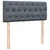 Vidaxl Box spring postelja z vzmetnico temno siv 120x190 cm žamet
