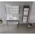 HANAH HOME Kupatilski ormarić sa umivaonikom i ogledalom (2 komada) Arno 100 763