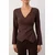 Trendyol Milla ženska bluza Twoaw26Bz00142, braon-braon