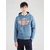 JACK & JONES Majica opal/oranžno rdeča/bela