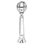 Lessentiel Maison Spoljna lampa BSU-68080-BSY-M8-BOP, 90 cm, Podna, IP65, E27, 60W, Crna