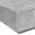Stolić za kavu siva boja betona 80x80x31 cm konstruirano drvo