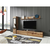 P & B Dnevni Regal Vera, Barva Hrasta, 3-Delno, Led