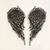 Wallity Zidna dekoracija Angel Wings - APT240LS, 46 x 99 cm, Crna