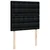 VIDAXL Box spring postelja z vzmetnico črna 100x200 cm blago