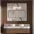 LED kupatilsko osvetljenje za ogledalo LINEA LED/8W/230V 3000/4000/6000K IP44 45 cm mat hrom