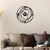 Wallity Zidni sat 49x49cm Crni