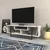 Hanah Home TV Komoda Asal 120, 120x40,2x35,2 cm, Belo-Crna