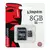 KINGSTON spominska kartica microSD 8GB (SDC4/8GBSP)