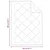 Vidaxl Odeja Bela 200 x 140 x 4 cm Poliester