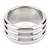 Mr. Steel Elegant Deep C-Ring 45mm Silver