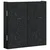 Kabinet za mete DELFT Crna 52,5 x 10,5 x 53,5 cm