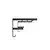 Sušač peškira za kupatilski radijator HF SHEFFIELD 52x25,6 cm crni