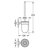 GROHE garnitura za WC ščetko Essentials Cube (40513001)