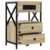 Noćni ormar s ladicama 2 pcs Sonoma hrast 40 x 31 x 60 cm