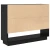 Kreveta Crni hrast 97 x 29 x 75 cm Konstruirano drvo
