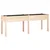 Sadilica s oblogom 203 x 53 x 76 cm od masivne jelovine