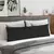 Jastučići za sofu 2 pcs Crna 145 x 40 cm tkanina